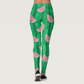Leggings Motif aquarelle pastèque (Dos)