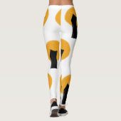 Leggings Motif aquarelle personnalisé d'un arbre simple ora (Dos)