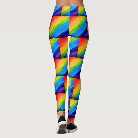 Leggings Motif arc-en-ciel (Dos)
