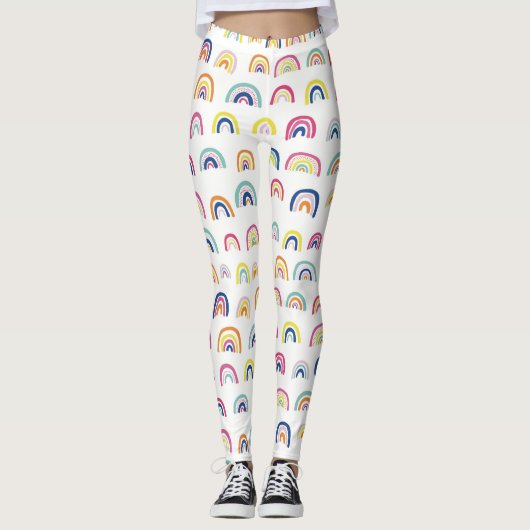 Leggings Motif arc-en-ciel (Devant)