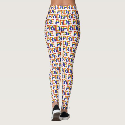 Leggings MOTIF arc-en-ciel géométrique FIDE (Dos)