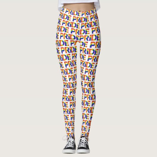 Leggings MOTIF arc-en-ciel géométrique FIDE (Devant)