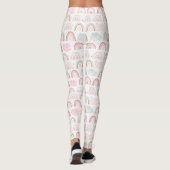 Leggings Motif arc-en-ciel Pastel (Dos)