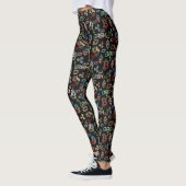 Leggings Motif argent couleur Cryptomoney (Gauche)