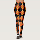 Leggings Motif arlequin en verre magique Fire (Dos)