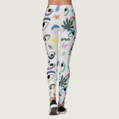 Leggings Motif artistique Abstrait (Dos)