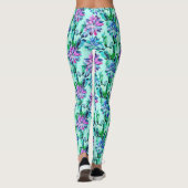 Leggings Motif artistique chic et moderne Cactus (Dos)