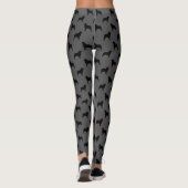 Leggings Motif australien de silhouettes de berger (Dos)