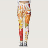 Leggings Motif automne (Devant)