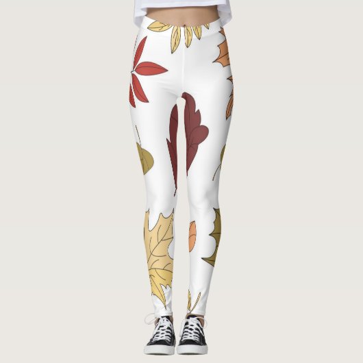 Leggings Motif automne (Devant)