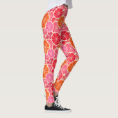 Leggings Motif aux agrumes d'orange et de pamplemousse (Droite)