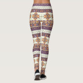 Leggings Motif aztèque coloré (Dos)