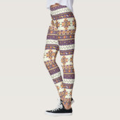 Leggings Motif aztèque coloré (Gauche)