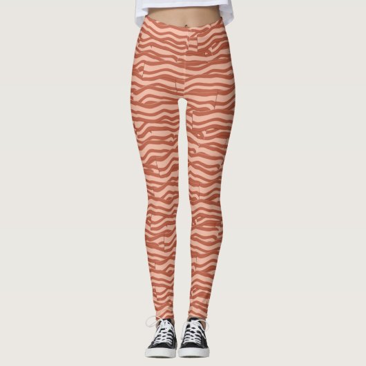 Leggings Motif Bacon (Devant)