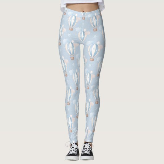 Leggings Motif Ballons Bleus (Devant)