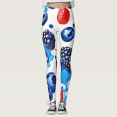 Leggings Motif Berry dynamique (Devant)