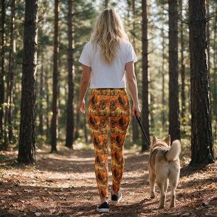 Leggings Motif Bigfoot de terrain de haut désert