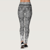 Leggings Motif Black et Grey Star (Dos)
