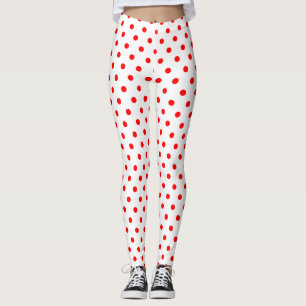 Leggings Motif blanc Chic Polka