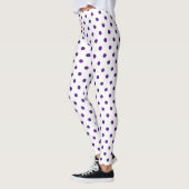 Leggings Motif blanc chic Polka Dot (Gauche)