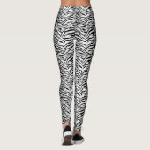 Leggings Motif blanc de rayure de tigre (Dos)