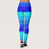 Leggings Motif Bleu (Dos)