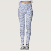 Leggings Motif Bleu Blanc (Devant)