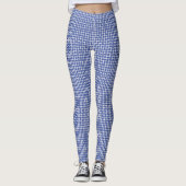 Leggings Motif Bleu Blanc (Devant)