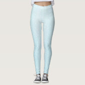 Leggings Motif bleu clair simple (Devant)
