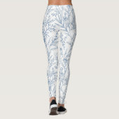 Leggings Motif bleu Floral (Dos)