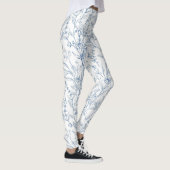 Leggings Motif bleu Floral (Droite)