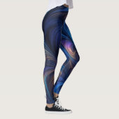 Leggings Motif bleu foncé (Droite)