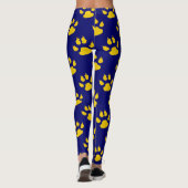 Leggings Motif bleu mou bleu marine (Dos)