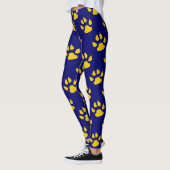 Leggings Motif bleu mou bleu marine (Gauche)