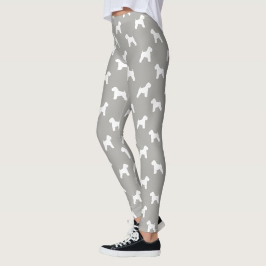 Leggings Motif blond comme les blés doucement enduit de (Gauche)