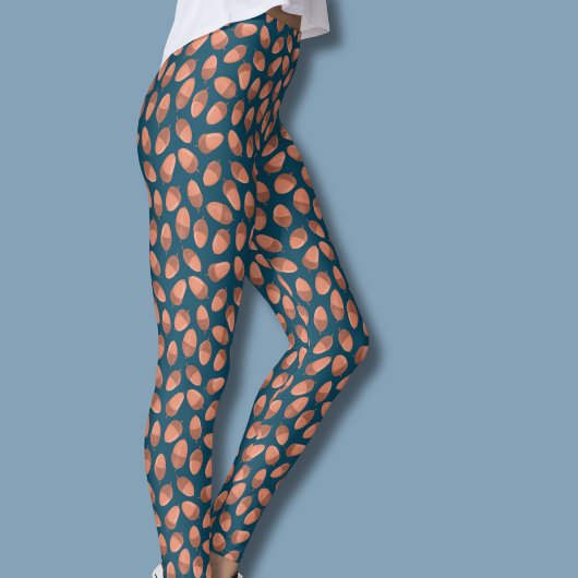 Leggings Motif Blue Acorn