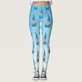 Leggings Motif Blue Gnome (Devant)