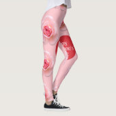 Leggings Motif Bonne Saint Valentin 2024 Arrière - plan (Droite)