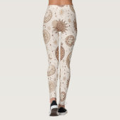 Leggings Motif Botanique Céleste (2) (Dos)