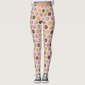 Leggings Motif Boutique de boulangerie Donut (Devant)
