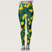 Leggings motif brésilien Abstrait (Devant)