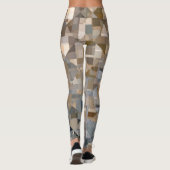 Leggings Motif Brown/bleu tendance (Dos)