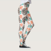 Leggings Motif Brown et turquoise (Droite)