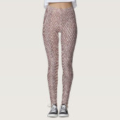 Leggings Motif Brown Herringbone (Devant)