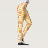 Leggings Motif Brown Yellow Sun partout (Droite)