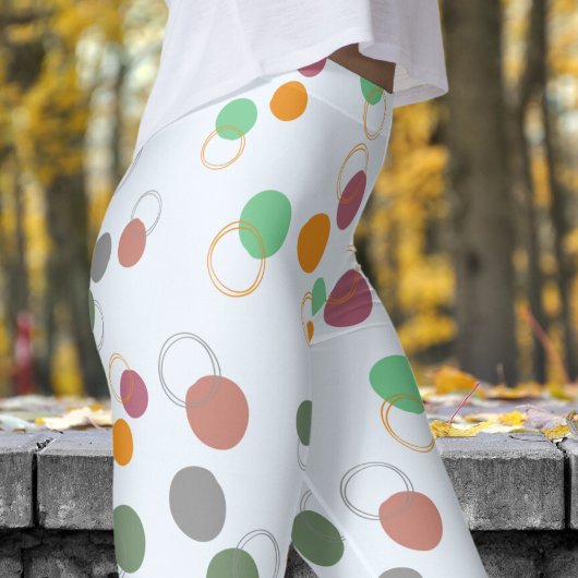 Leggings Motif Bubbles Bleus Alice