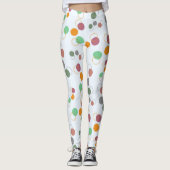 Leggings Motif Bubbles Bleus Alice (Devant)