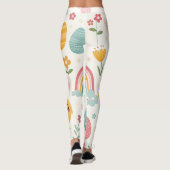 Leggings Motif Bunny de Pâques (Dos)