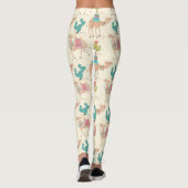 Leggings Motif Camel Et Cactus (Dos)