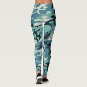 Leggings Motif Camo d'hiver (Dos)